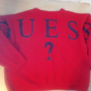 Vintage Guess Georges Marciano Big Spell Out Crewneck Sweatshirt